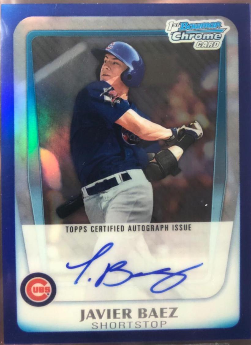 Javier Baez [Blue Refractors] #BCAP-JBA