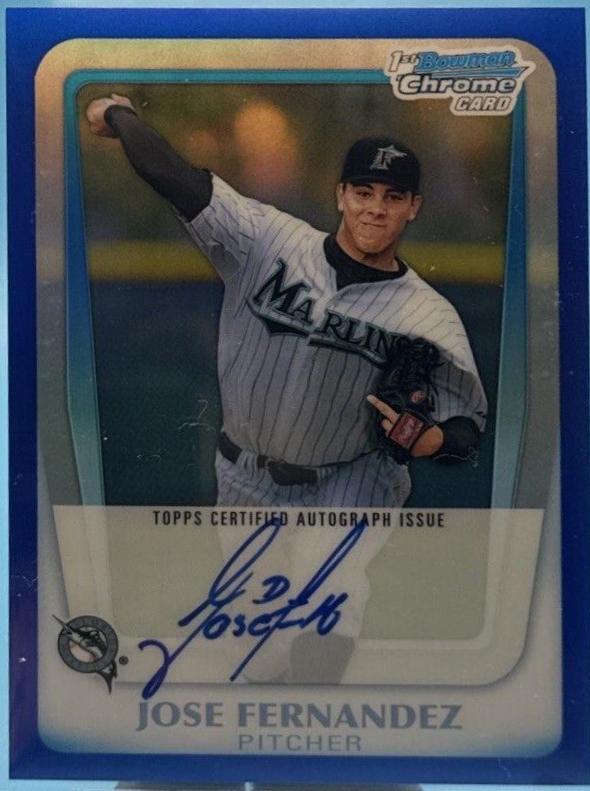 Jose Fernandez [Blue Refractor] #BCAPJF