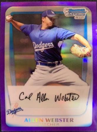 Allen Webster [Refractor Autograph] #BCP89