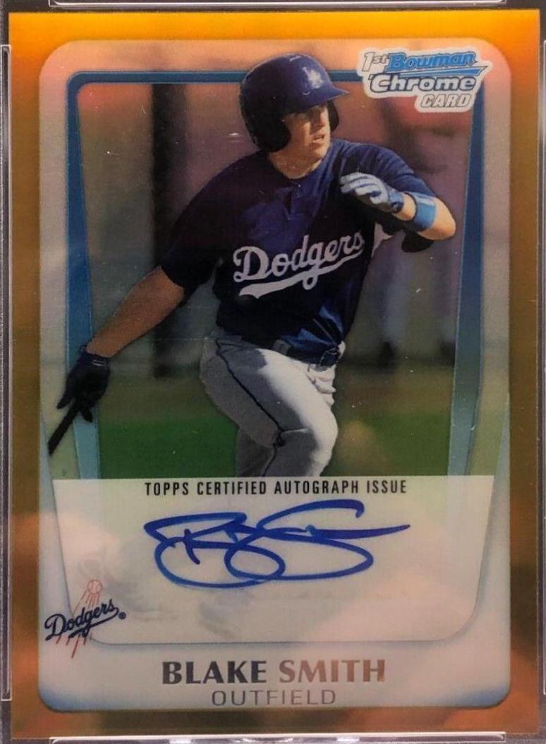 Blake Smith [Gold Refractor Autograph] #BCP91