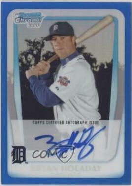 Bryan Holaday [Blue Refractor Autograph] #BCP173