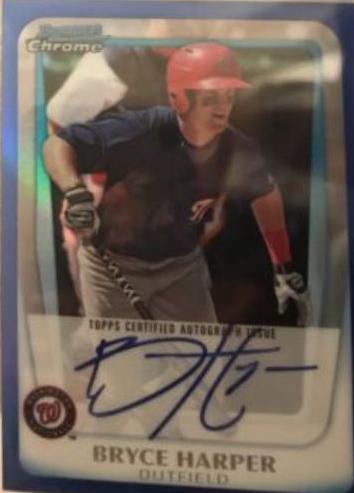 Bryce Harper [Blue Refractor Autograph] #BCP111