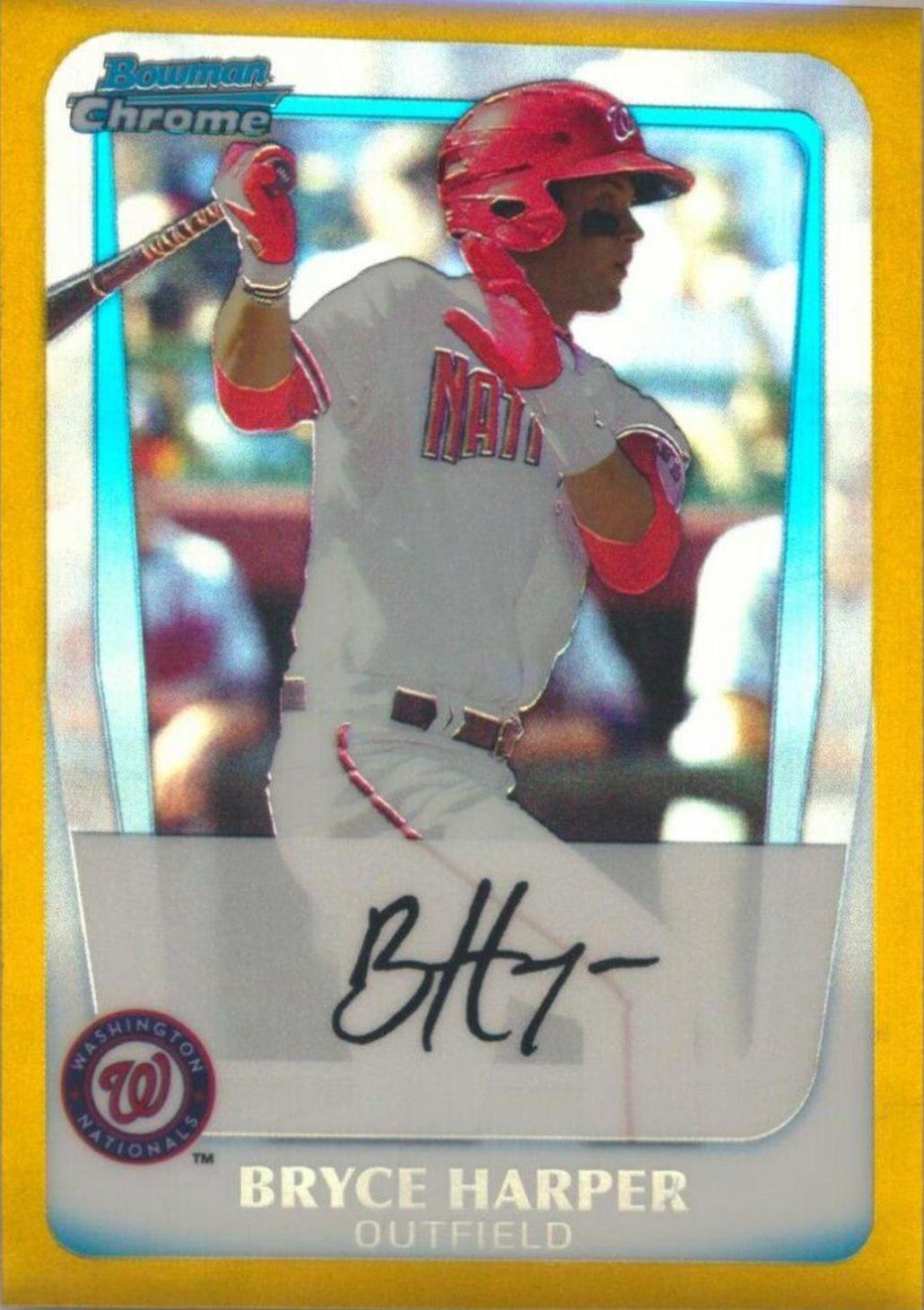 Bryce Harper [Gold Refractor] #BCP1