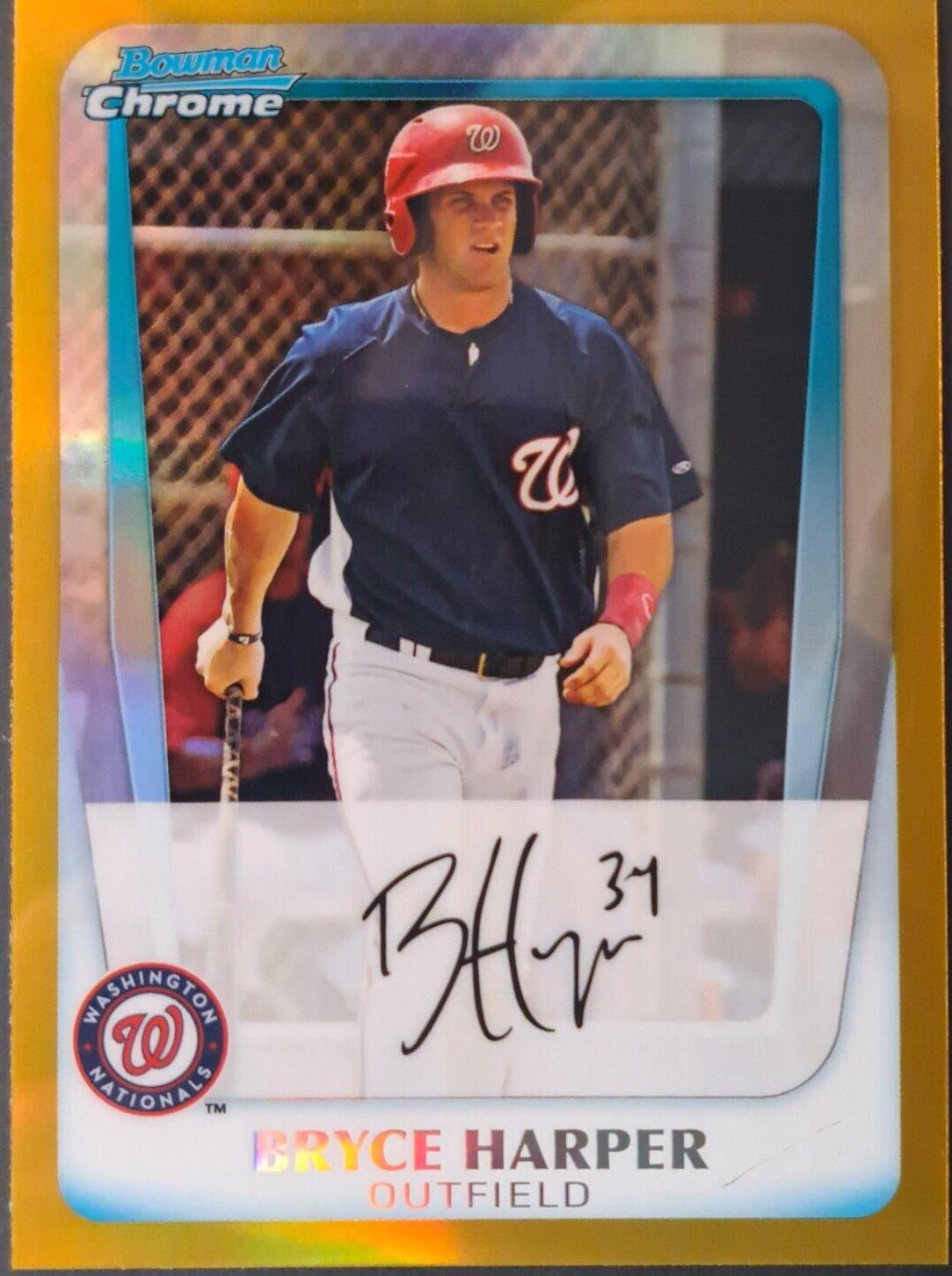 Bryce Harper [Gold Refractor] #BCP111
