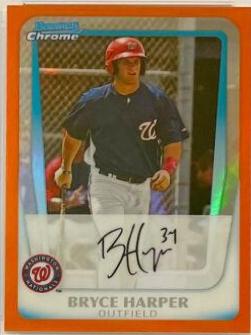 Bryce Harper [Orange Refractor] #BCP111