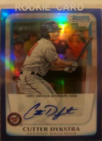 Cutter Dykstra [Blue Refractor Autograph] #BCP164