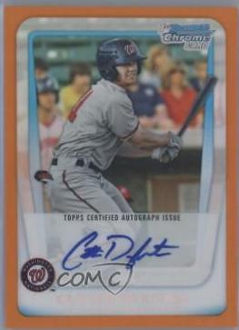 Cutter Dykstra [Orange Refractor Autograph] #BCP164
