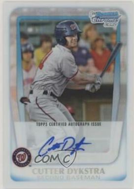 Cutter Dykstra [Refractor Autograph] #BCP164