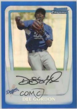 Dee Gordon [Blue Refractor] #BCP80