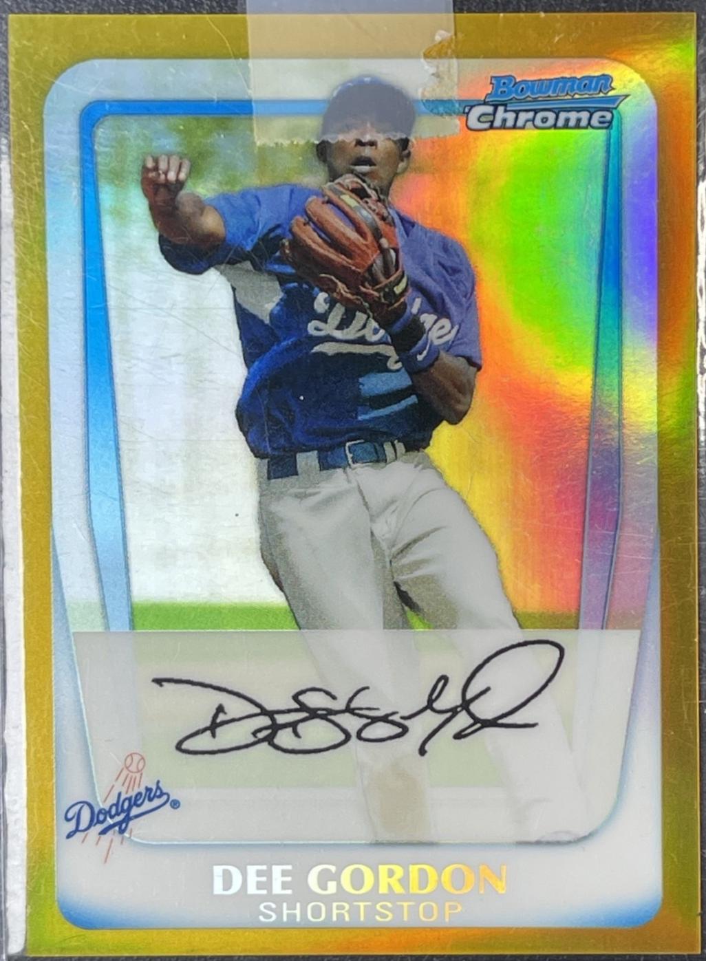 Dee Gordon [Gold Refractor] #BCP80