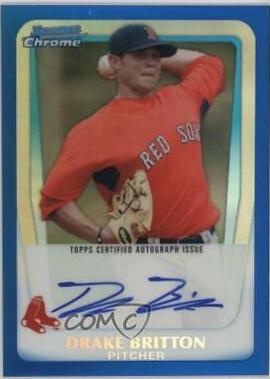 Drake Britton [Refractor Autograph] #BCP94