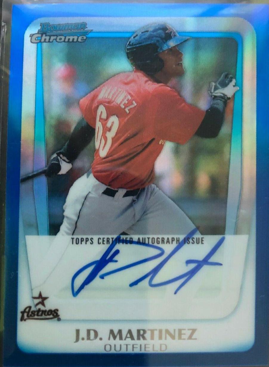 J. D. Martinez [Blue Refractor] #BCP92
