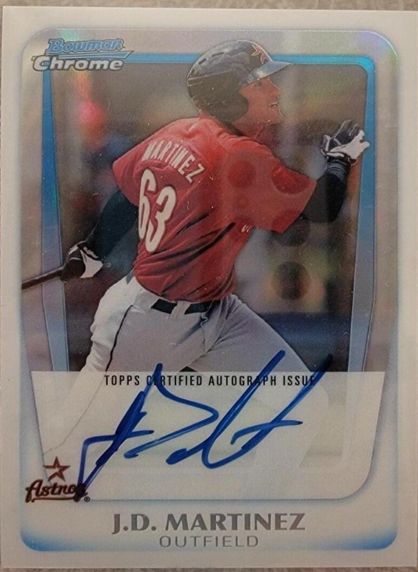 J. D. Martinez [Refractor Autograph] #BCP92