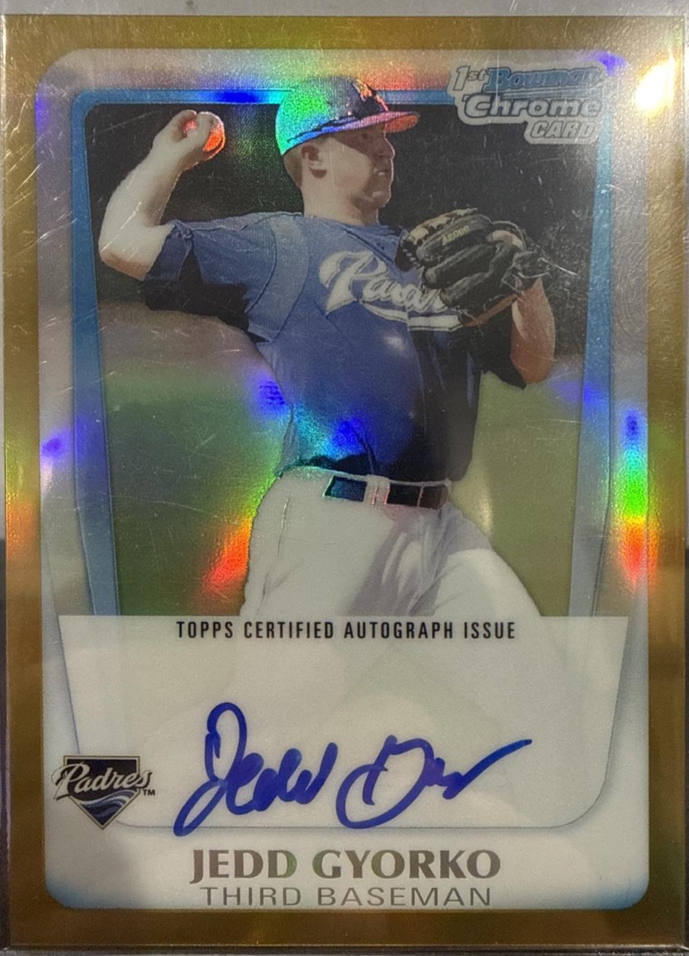 Jedd Gyorko [Gold Refractor Autograph] #BCP83