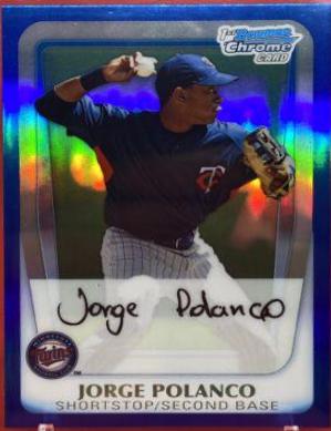 Jorge Polanco [Blue Refractor] #BCP159