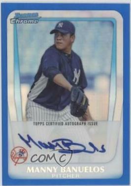 Manny Banuelos [Blue Refractor Autograph] #BCP133