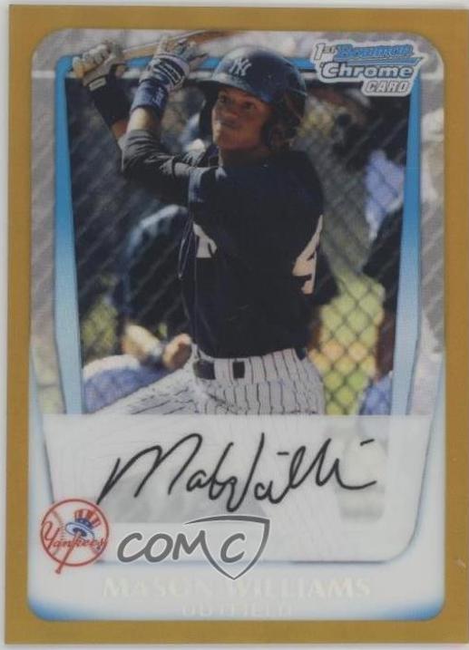 Mason Williams [Gold Refractor Autograph] #BCP85