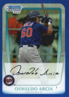 Oswaldo Arcia [Blue Refractor] #BCP113
