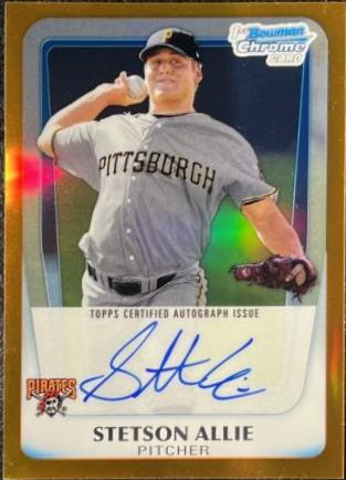 Stetson Allie [Orange Refractor Autograph] #BCP86