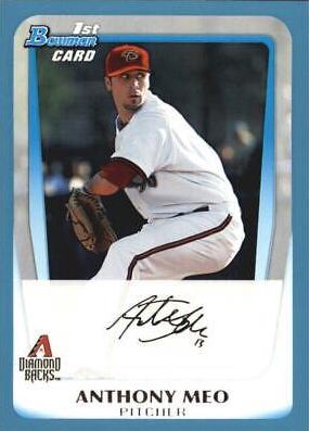 Anthony Meo [Chrome Blue Refractor] #BDPP59
