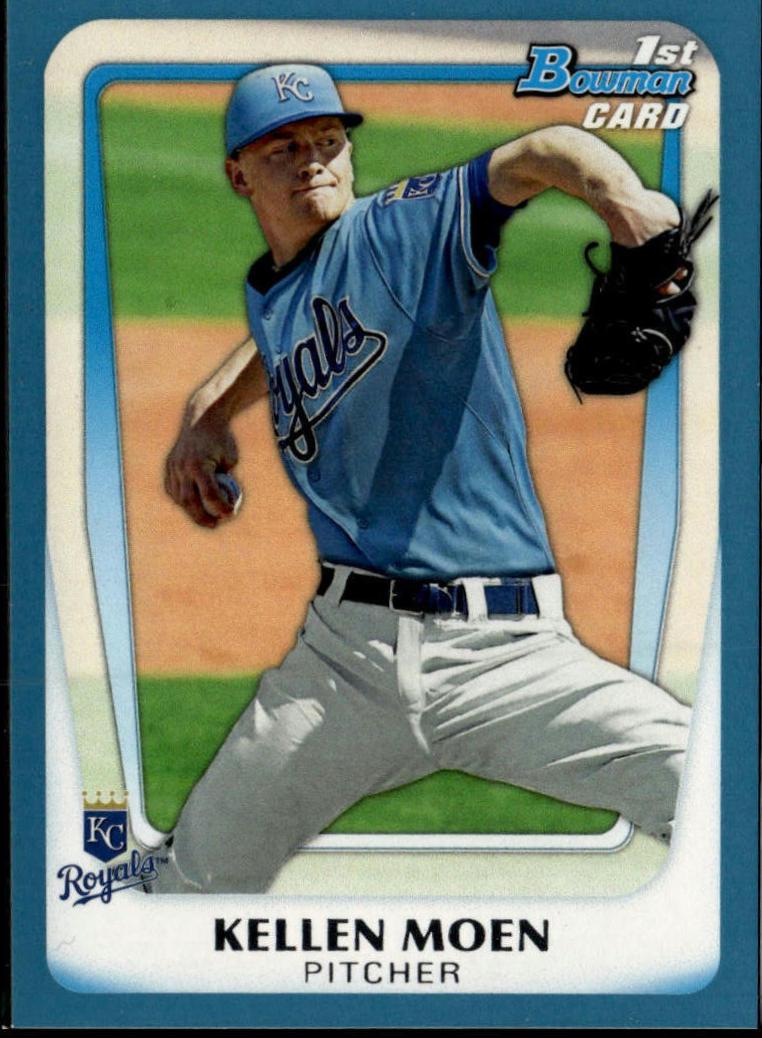 Kellen Moen [Chrome Blue Refractor] #BDPP87