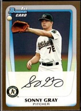 Sonny Gray [Chrome Gold Refractor] #BDPP35
