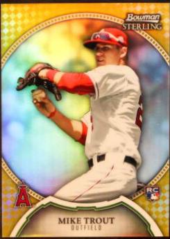 Mike Trout [Rookie Gold Refractor] #22