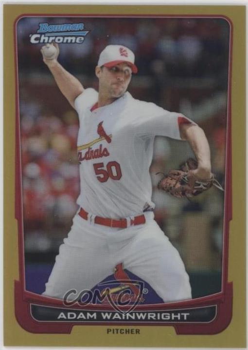 Adam Wainwright [Gold Refractor] #191
