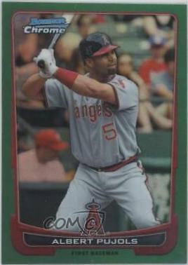 Albert Pujols [Green Refractor] #107