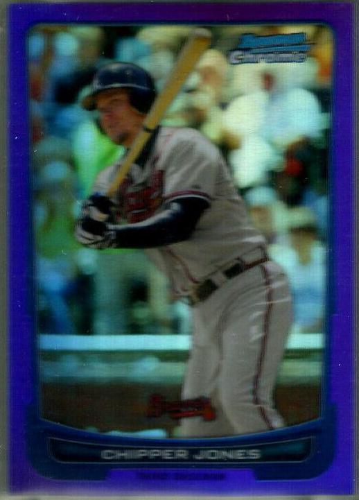 Chipper Jones [Purple Refractor] #34