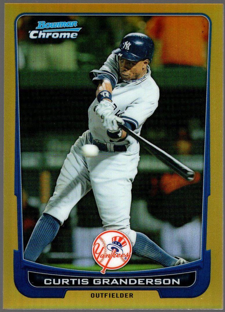 Curtis Granderson [Gold Refractor] #103