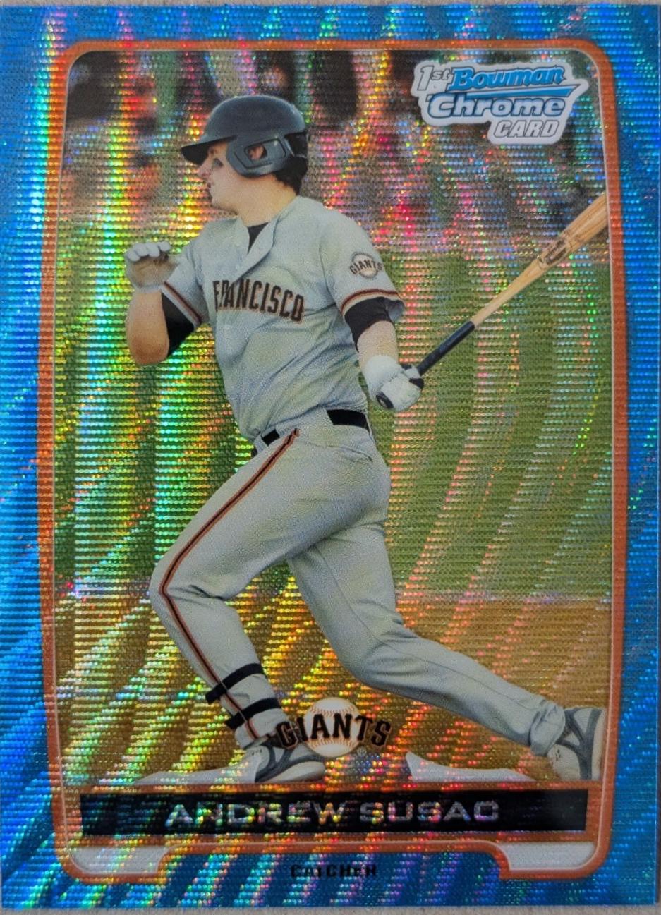 Andrew Susac [Blue Wave Refractor Autograph] #BCP97