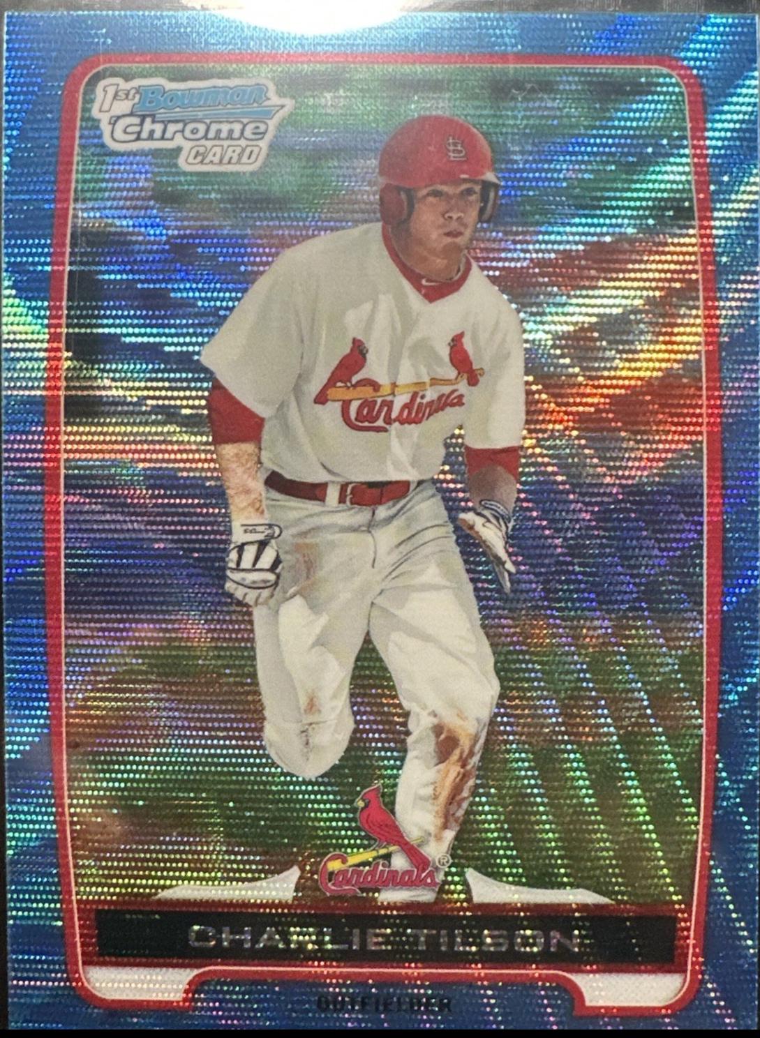 Charlie Tilson [Blue Wave Refractor Autograph] #BCP94