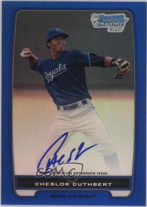 Cheslor Cuthbert [Blue Refractor Autograph] #BCP58