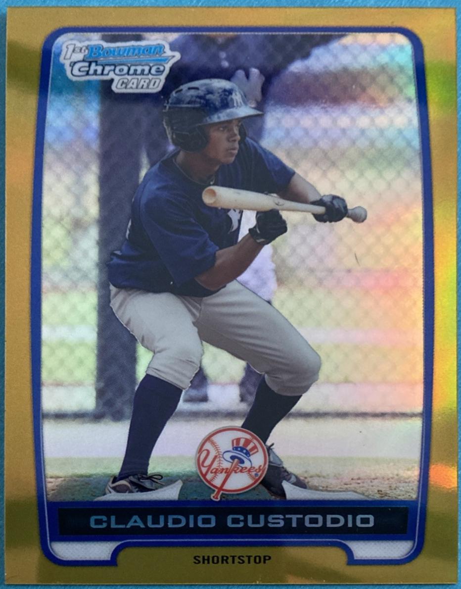 Claudio Custodio [Gold Refractor] #BCP22
