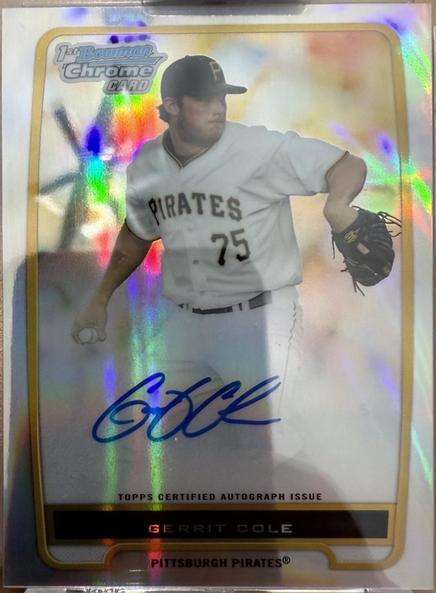 Gerrit Cole [Refractor Autograph] #BCP86