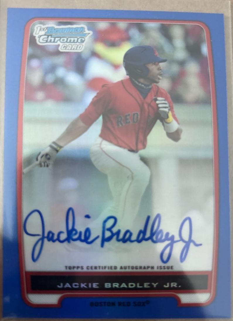 Jackie Bradley Jr. [Blue Refractor Autograph] #BCP66