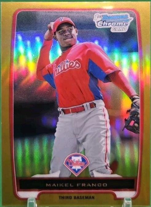 Maikel Franco [Throwing Gold Refractor] #BCP112