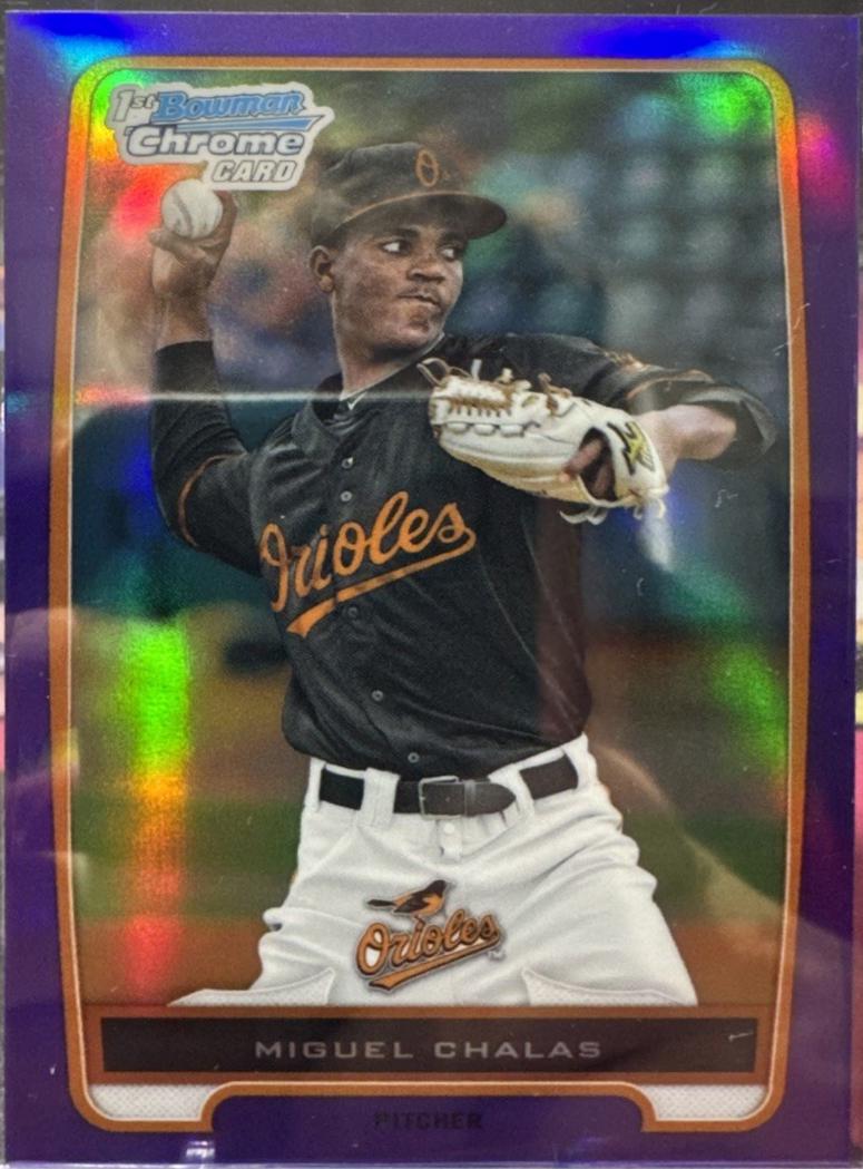 Miguel Chalas [Purple Refractor] #BCP197