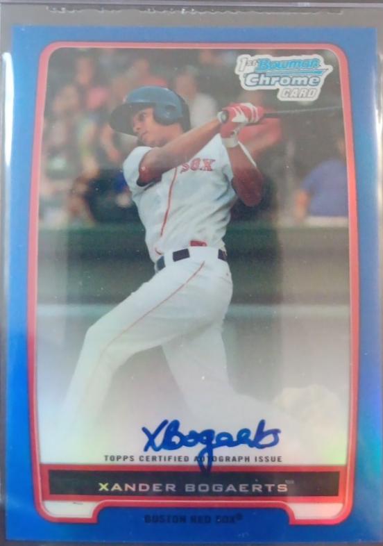 Xander Bogaerts [Blue Refractor Autograph] #BCP105