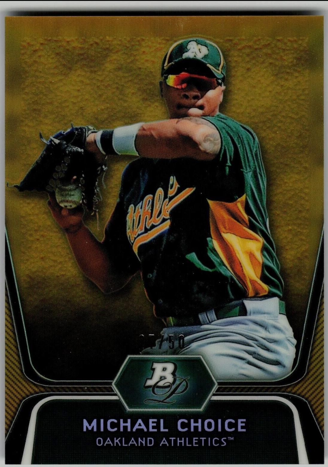 Michael Choice [Gold Refractor] #BPP8