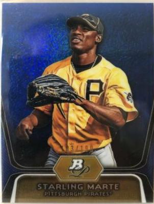 Starling Marte [Blue Refractor] #BPP24
