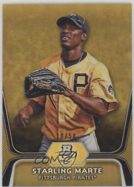 Starling Marte [Gold Refractor] #BPP24