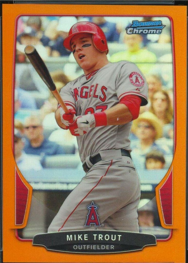 Mike Trout [Orange Refractor] #50