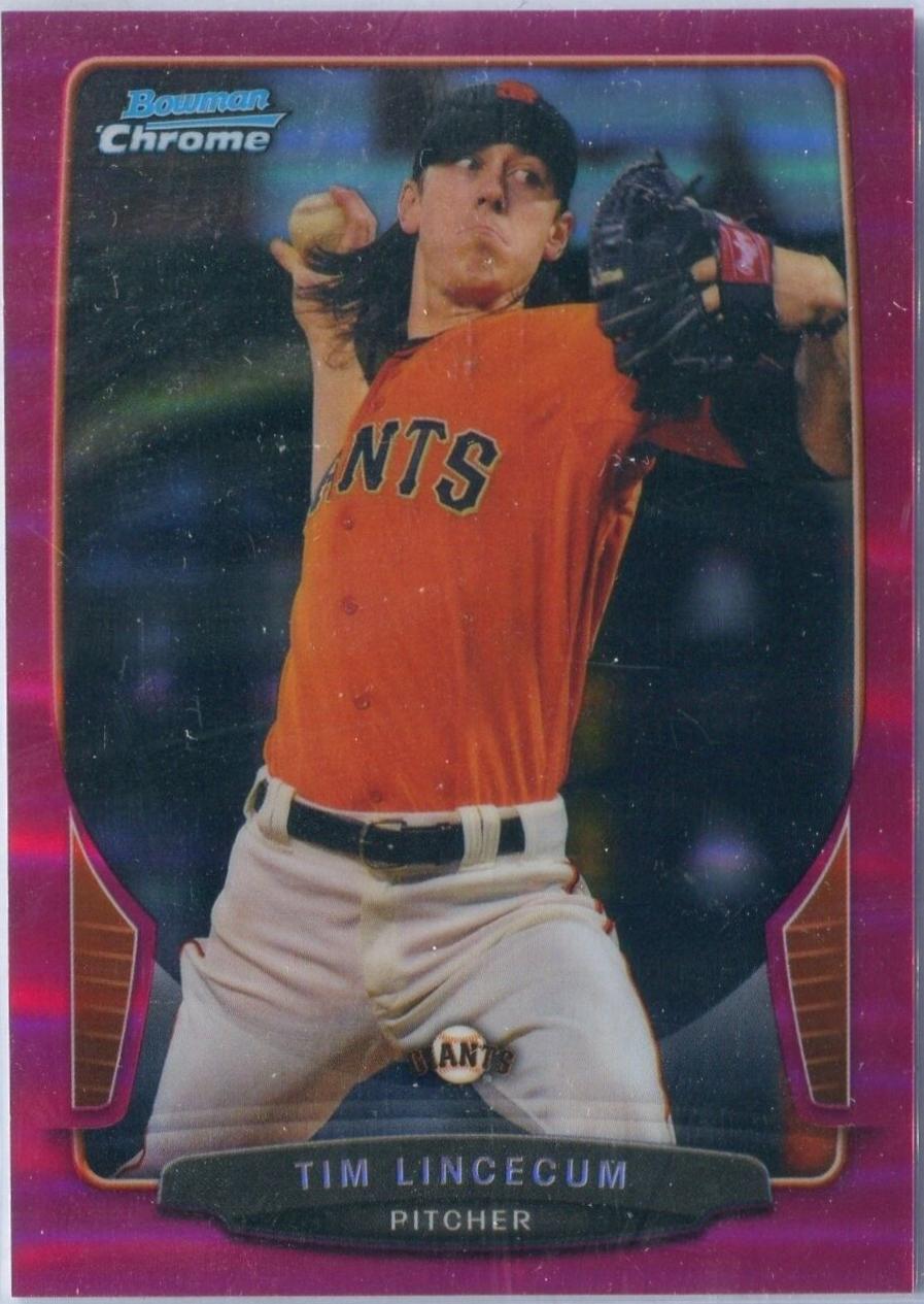 Tim Lincecum [Pink Refractor] #20