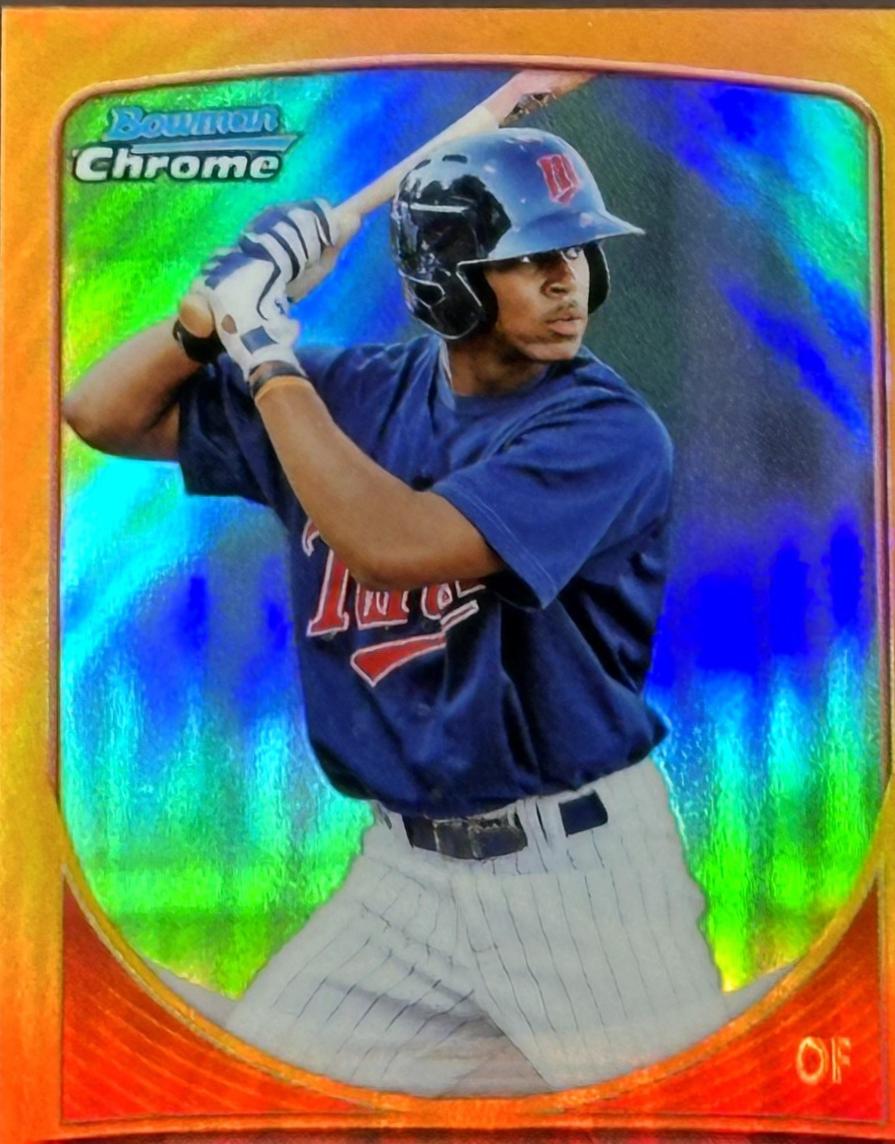 Byron Buxton [Mini Orange Refractor] #1