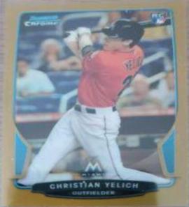 Christian Yelich [Gold Refractor] #318