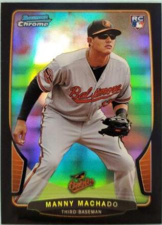 Manny Machado [Black Refractor] #324