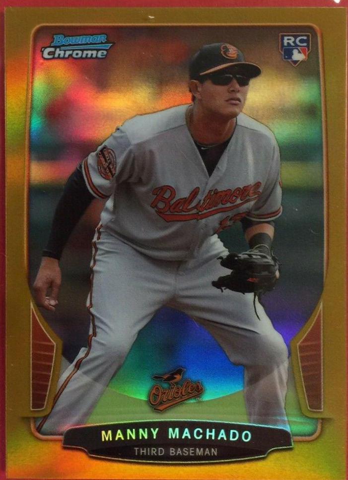 Manny Machado [Gold Refractor] #324