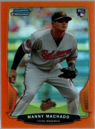 Manny Machado [Orange Refractor] #324